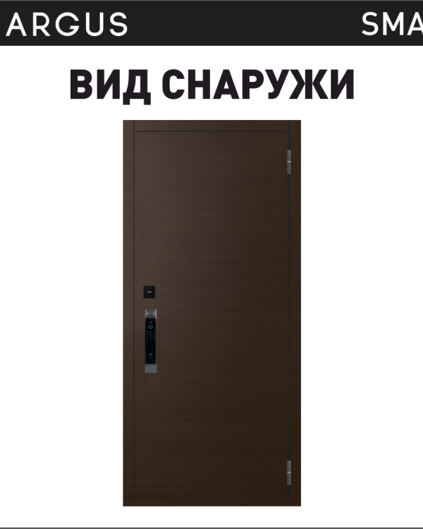 Аргус СМАРТ ЭЛЕГАНТ ВЕНГЕ ГОРИЗОНТ — входная дверь, Argushop