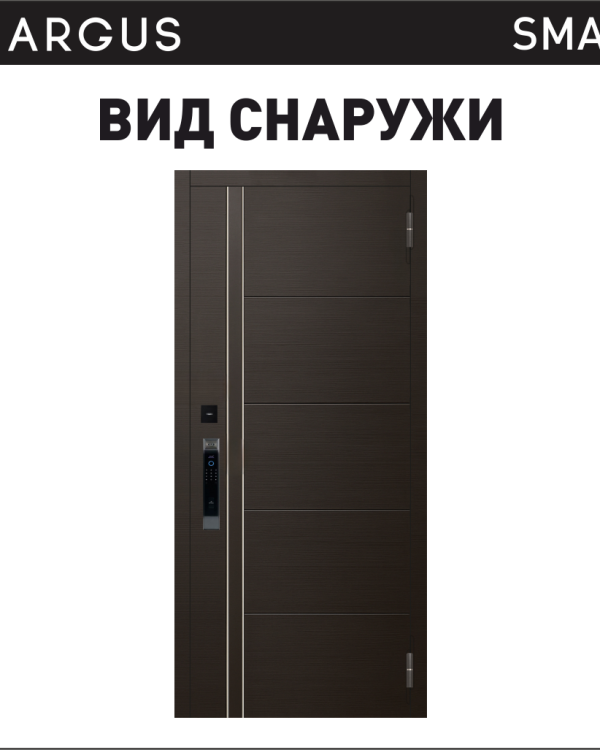 Аргус СМАРТ ЛОФТ ВЕНГЕ — входная дверь, Argushop