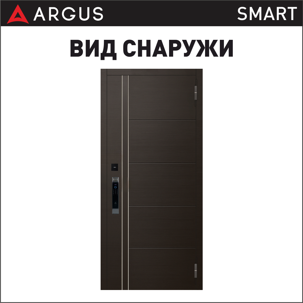 Аргус SMART Лофт Венге — фото двери и конструкции